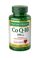 Nature's Bounty | CoQ10 200 mg | 80 Cápsulas | Salud Cardiovascular