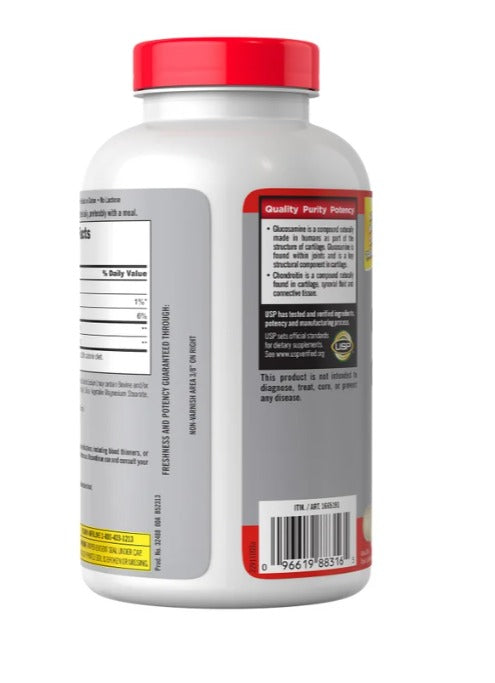 Kirkland Signature | Glucosamina & Condroitina 1500 mg / 1200 mg | 280 Tabletas | Salud Articular