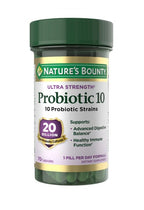 Nature's Bounty | Probiótico 20 Billones UFC 10 Cepas | 70 Cápsulas | Salud Digestiva