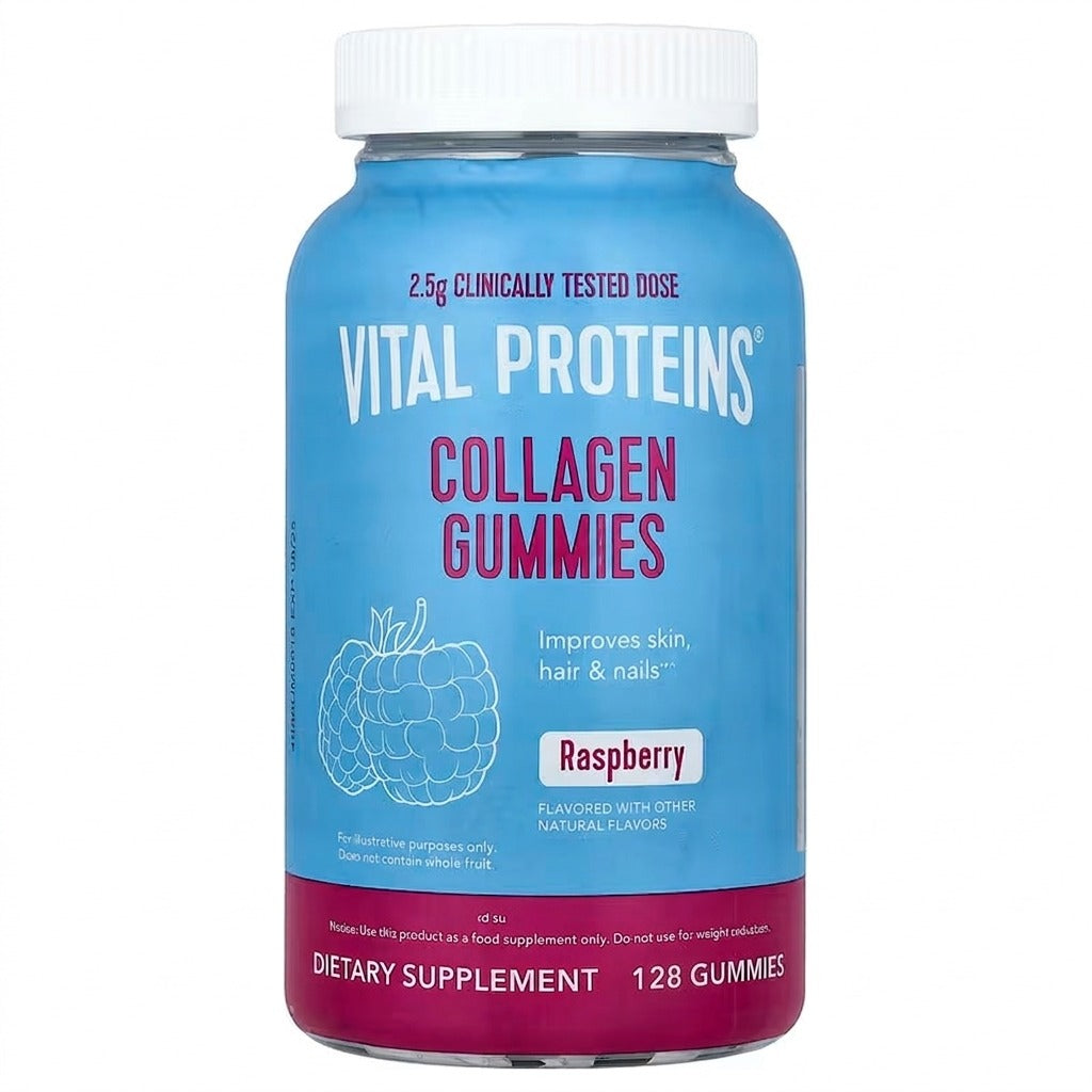 Vital Proteins Collagen Gummies 128 gomitas -- Verisol 2.5g colageno bioactivo, No FD&C Colors, Beauty from Within