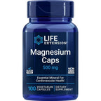 Life Extension |  Magnesio 500 mg | 100 Cápsulas Veganas |  Sueño, Músculos y Sistema Nervioso