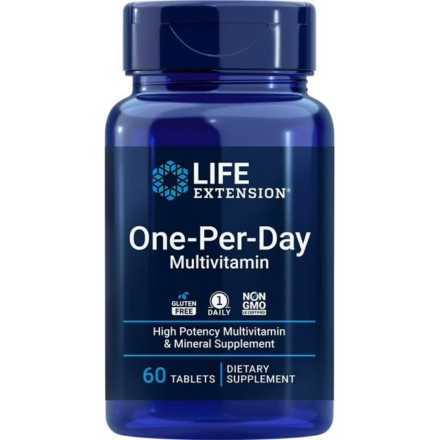 Life Extension | Multivitamínico One-Per-Day | 60 Tabletas | Multivitamínico