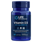 Life Extension | Vitamina D3 5000 IU | 60 Cápsulas | Salud Inmunológica y Ósea