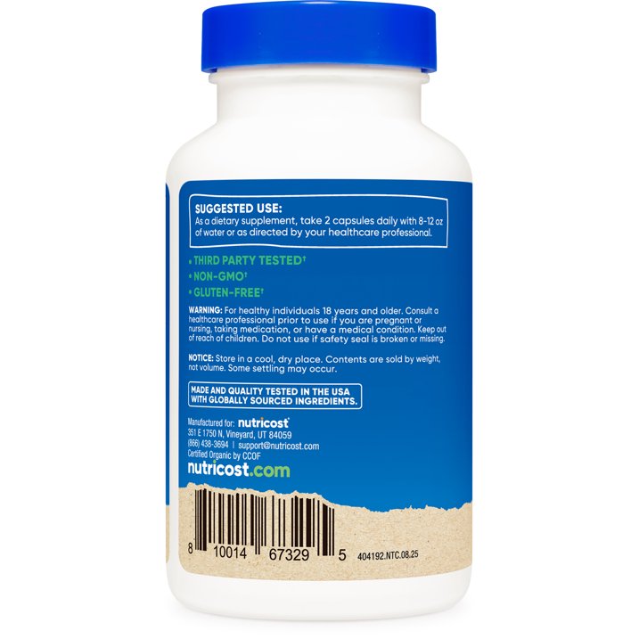 Nutricost | Saw Palmetto 1000 mg  | 120 Cápsulas | Salud Prostática y Urinaria