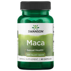 Swanson | Maca 500mg | 60 Cápsulas | Bienestar Intimo