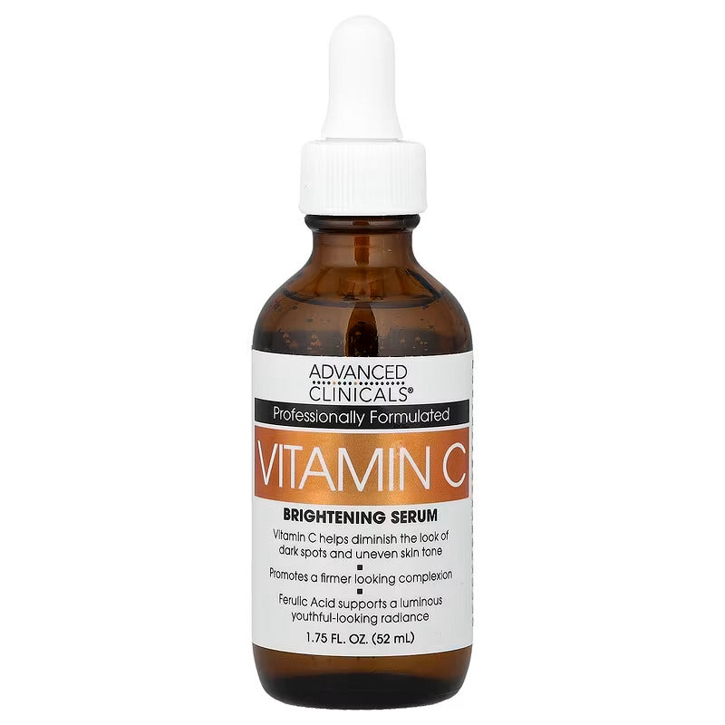 Advanced Clinicals | Sérum Iluminador + Vitamina C  | 52 ml | Cuidado Facial Antienvejecimiento