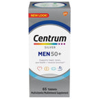 Centrum | Multivitamínico Silver Men 50+ | 65 Tabletas | Multivitamínicos