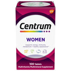 Centrum | Multivitamínico para Mujeres | 100 Tabletas | Multivitamínico