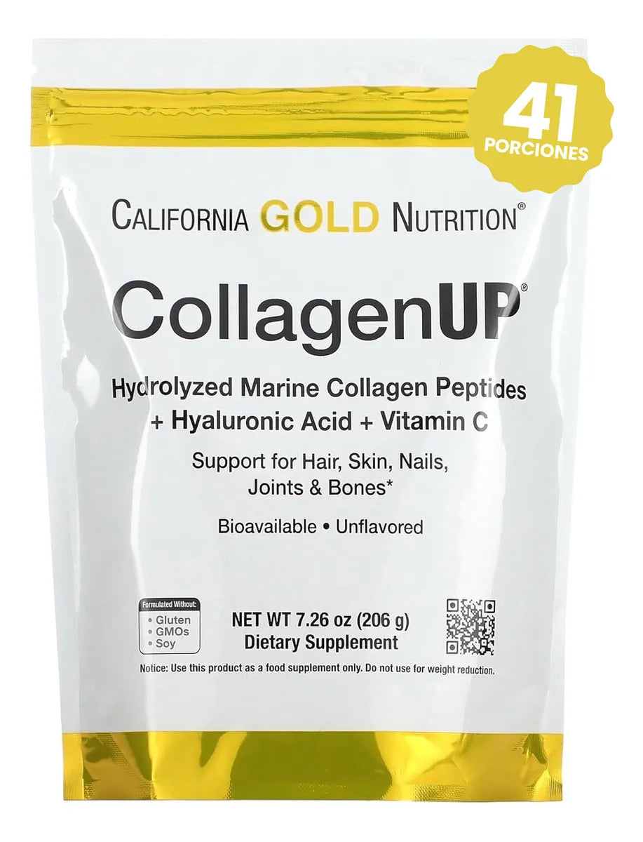 California Gold Nutrition | Péptidos de Colágeno Marino | (206 g) | Salud Articular y de la Piel