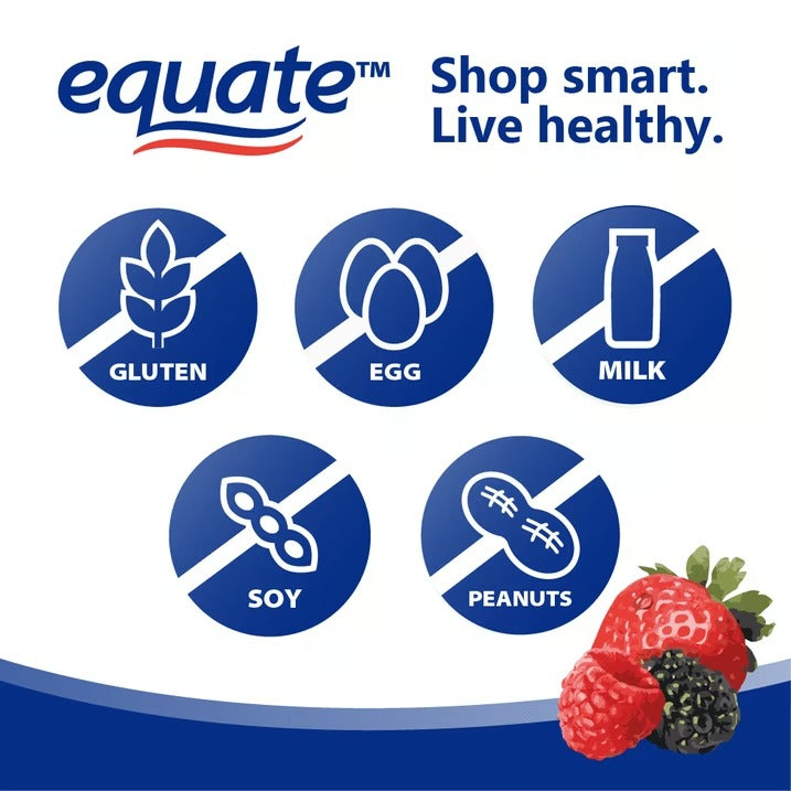 Equate | Ashwagandha 300 mg | 60 Gomitas Sabor Moras | Relajación y Estrés