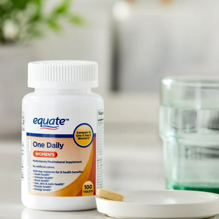 Equate | Multivitamínico One Daily Women's | 100 Tabletas | Multivitamínico