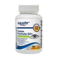 Equate | Visión Formula 50+ | 50 Softgels | Salud Ocular Adultos 50+
