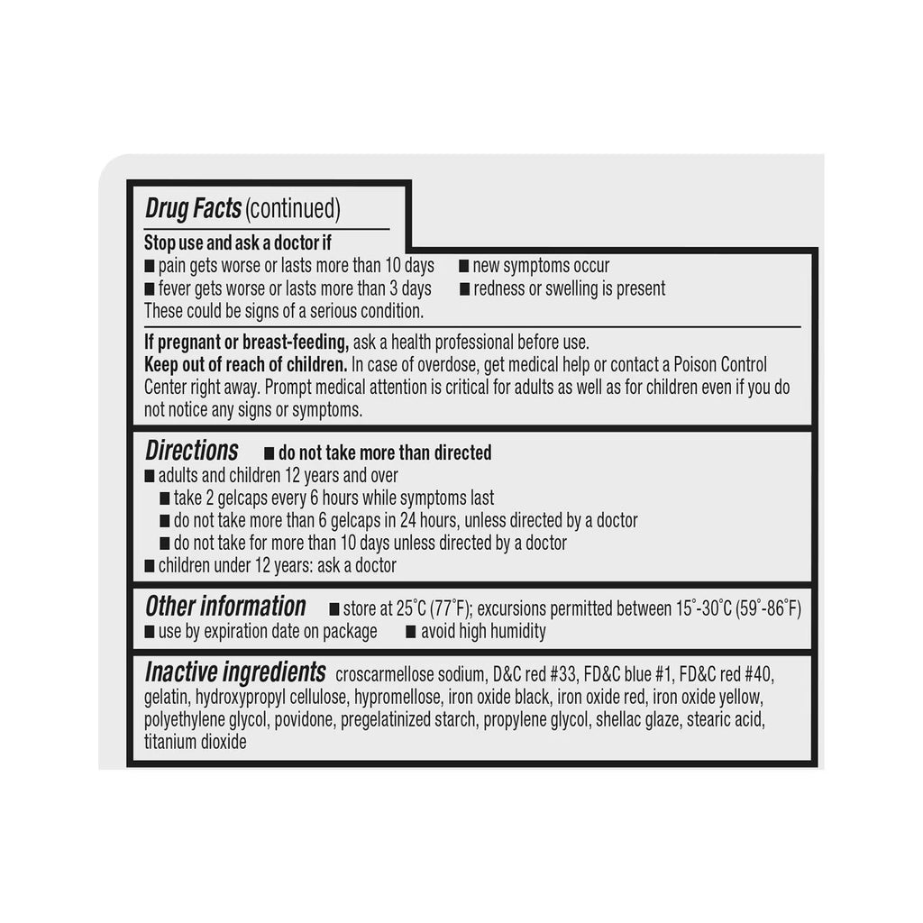 Member's Mark |  Extra Strength Acetaminophen 500 mg | 400 Gelcaps | Alivio del Dolor