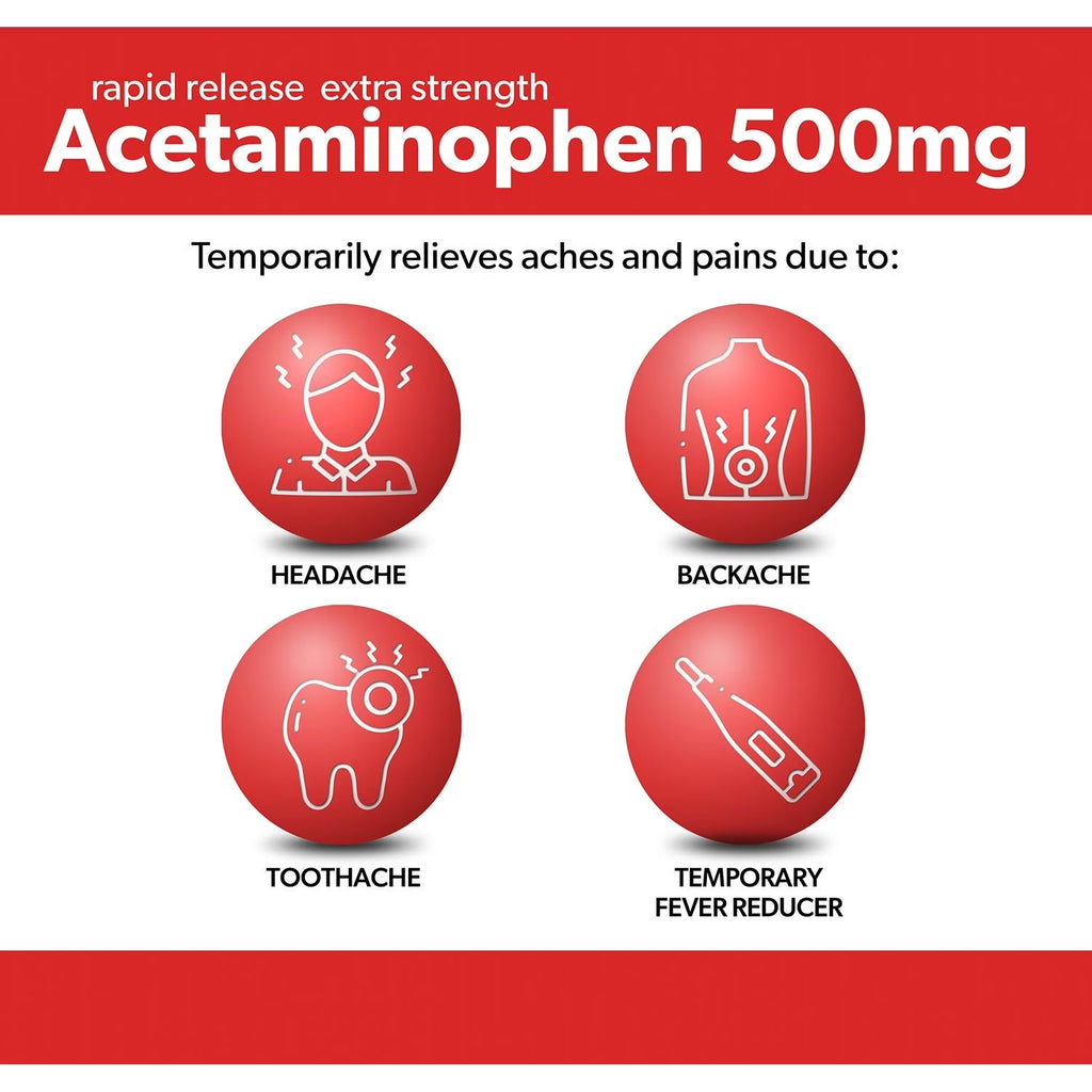 Member's Mark |  Extra Strength Acetaminophen 500 mg | 400 Gelcaps | Alivio del Dolor