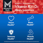 Member's Mark | Vitamina K2 + D3 | 150 Softgels | Salud Ósea y Cardiovascular