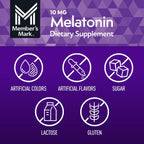 Member's Mark | Melatonina de Liberación Prolongada 10 mg | 300 tabletas | Soporte para el Sueño