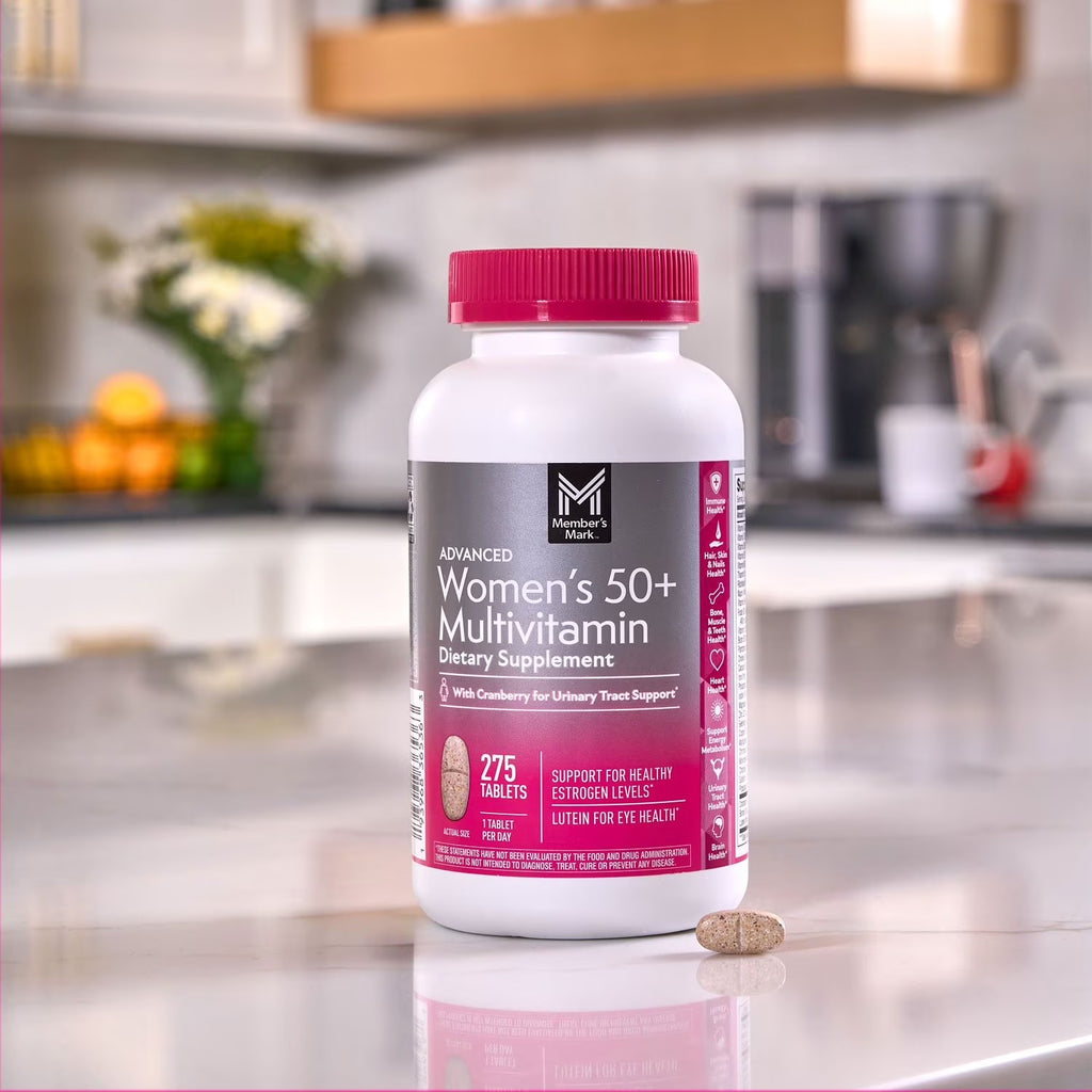 Member's Mark | Multivitamínico  Advanced Women's 50+ | 275 Tabletas | Salud Integral Femenina