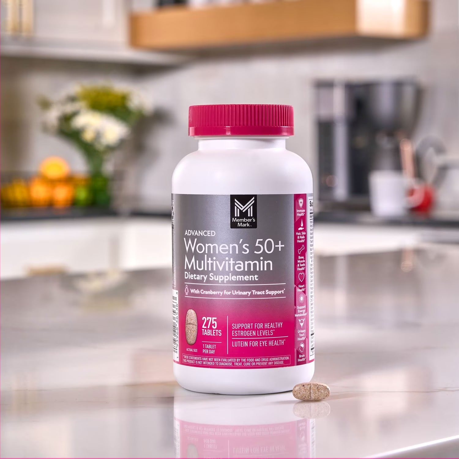 Member's Mark | Multivitamínico  Advanced Women's 50+ | 275 Tabletas | Salud Integral Femenina