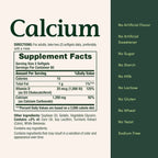 Nature’s Bounty | Calcio + Vitamina D3  1200 mg / 1000 IU | 120 Softgels | Salud Ósea e Inmunológica