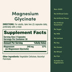 Nature's Bounty | Glicinato de Magnesio 240 mg | 60 Cápsulas | Apoyo para Relajación Muscular y Salud Ósea