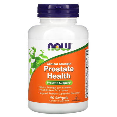 NOW Foods |  Saw Palmetto, Zinc y Licopeno | 90 Cápsulas | Soporte de Próstata