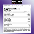 Kirkland Signature | Complejo B + Electrolitos | 500 Tabletas | Apoyo para Energía, Sistema Nervioso e Hidratación |