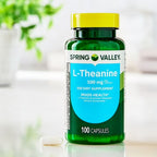 Spring Valley | L-Teanina 100 mg | 100 Cápsulas | Apoyo al Estado de Ánimo