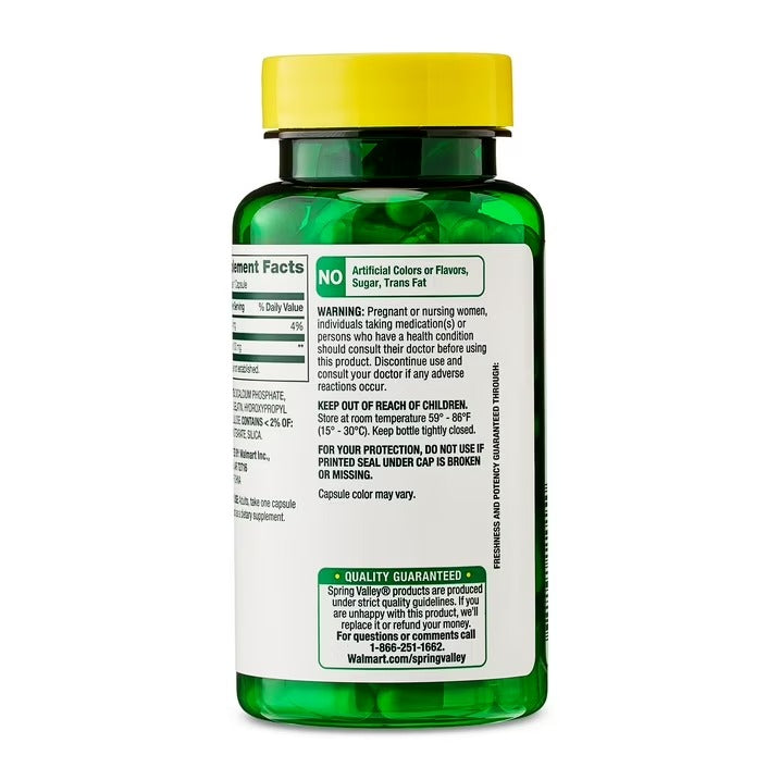 Spring Valley | L-Teanina 100 mg | 100 Cápsulas | Apoyo al Estado de Ánimo