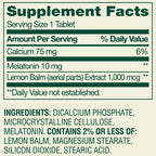 Spring Valley | Melatonina 10 mg | 240 Tabletas Vegetarianas | Soporte para el Sueño