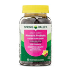 Spring Valley | Probiótico Femenino + Cranberry 1B CFU  1 Billion CFU | 60 Gomitas | Salud Femenina |
