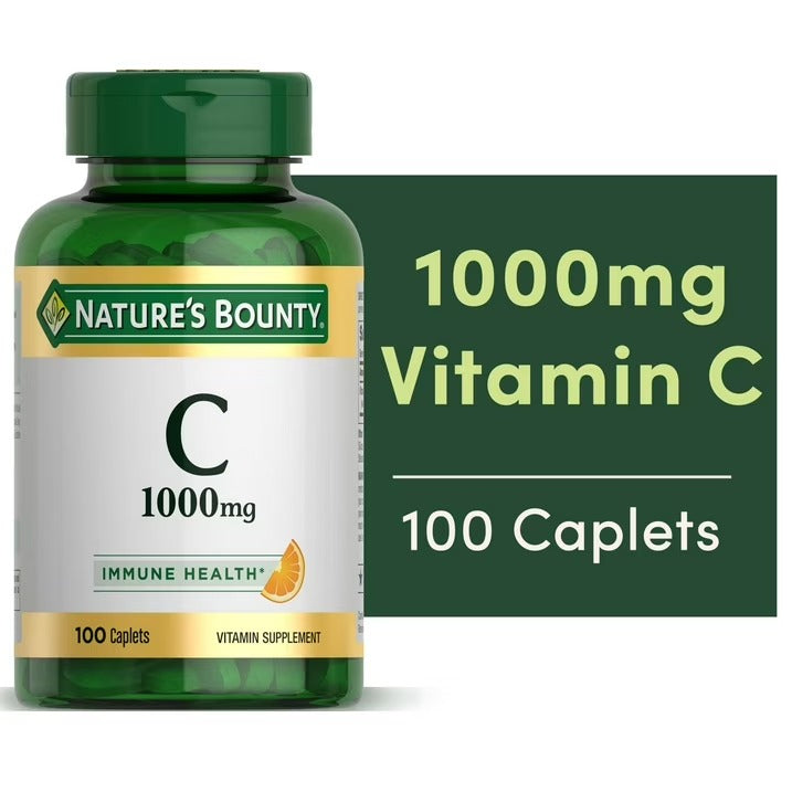 Nature’s Bounty | Vitamina C 1000 mg | 100 Tabletas | Bienestar Integral