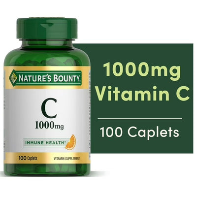 Nature’s Bounty | Vitamina C 1000 mg | 100 Tabletas | Bienestar Integral