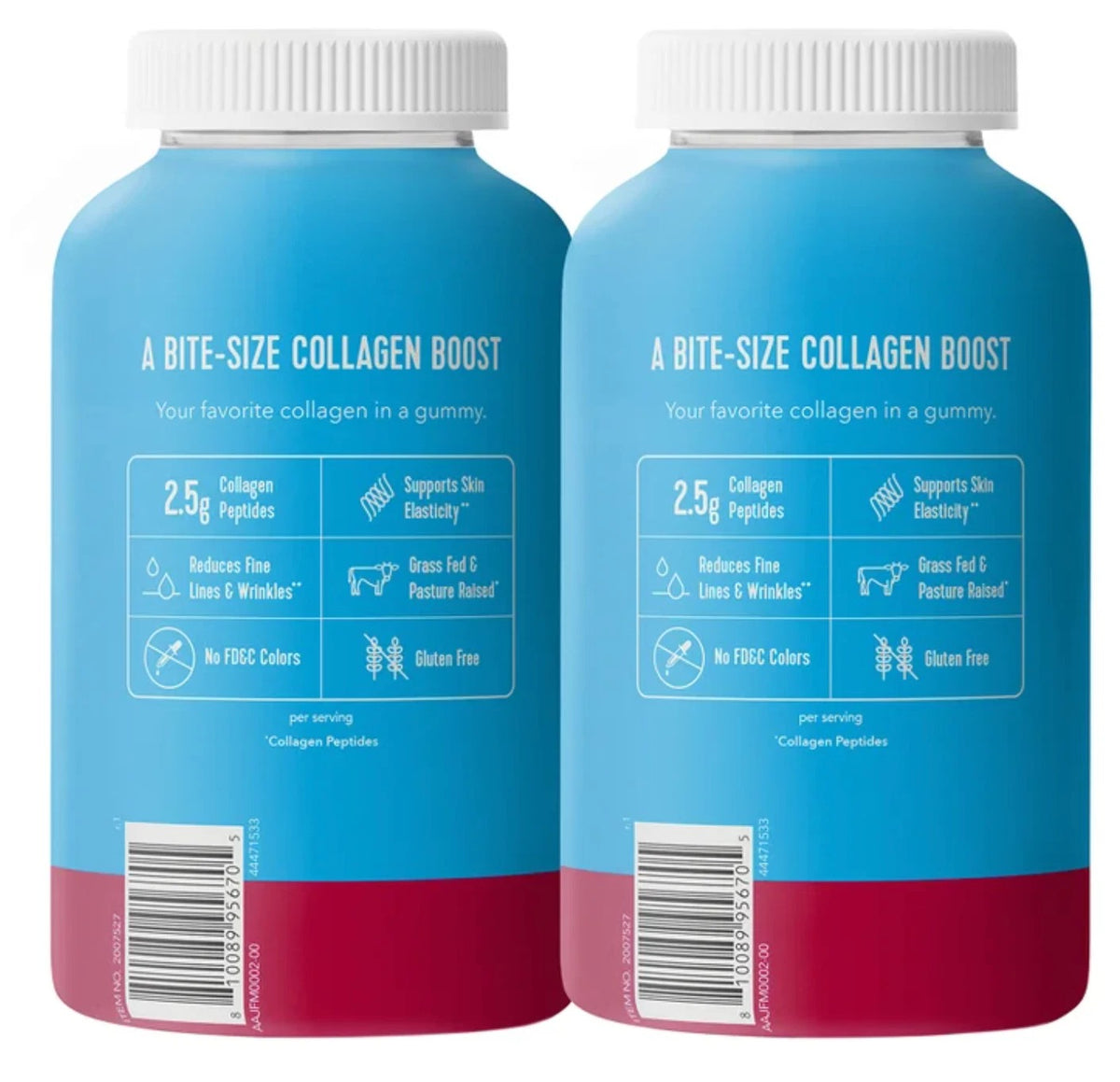 Supplement Facts Vital Proteins gomitas: VERISOL Collagen Peptides 2.5 g from bovine, serving 4 gummies, color de jugo de zanahoria
