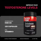 Weider Prime | Soporte Testosterona | 120 Cápsulas | Soporte Hormonal Masculino